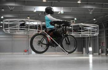 Британские ученые изобрели летающий велосипед