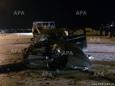 Страшная авария в Баку: погибли отец и сын - Фото