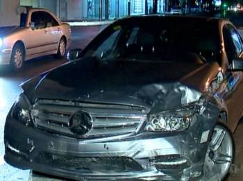 В Баку пьяный водитель спровоцировал цепную аварию