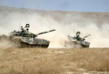 Начались общевойсковые учения армии Азербайджана