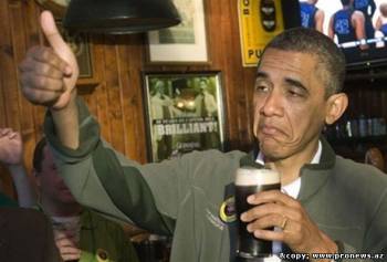 Обама проиграл два ящика пива