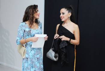 Лейла Алиева и Аида Махмудова посетили выставку
